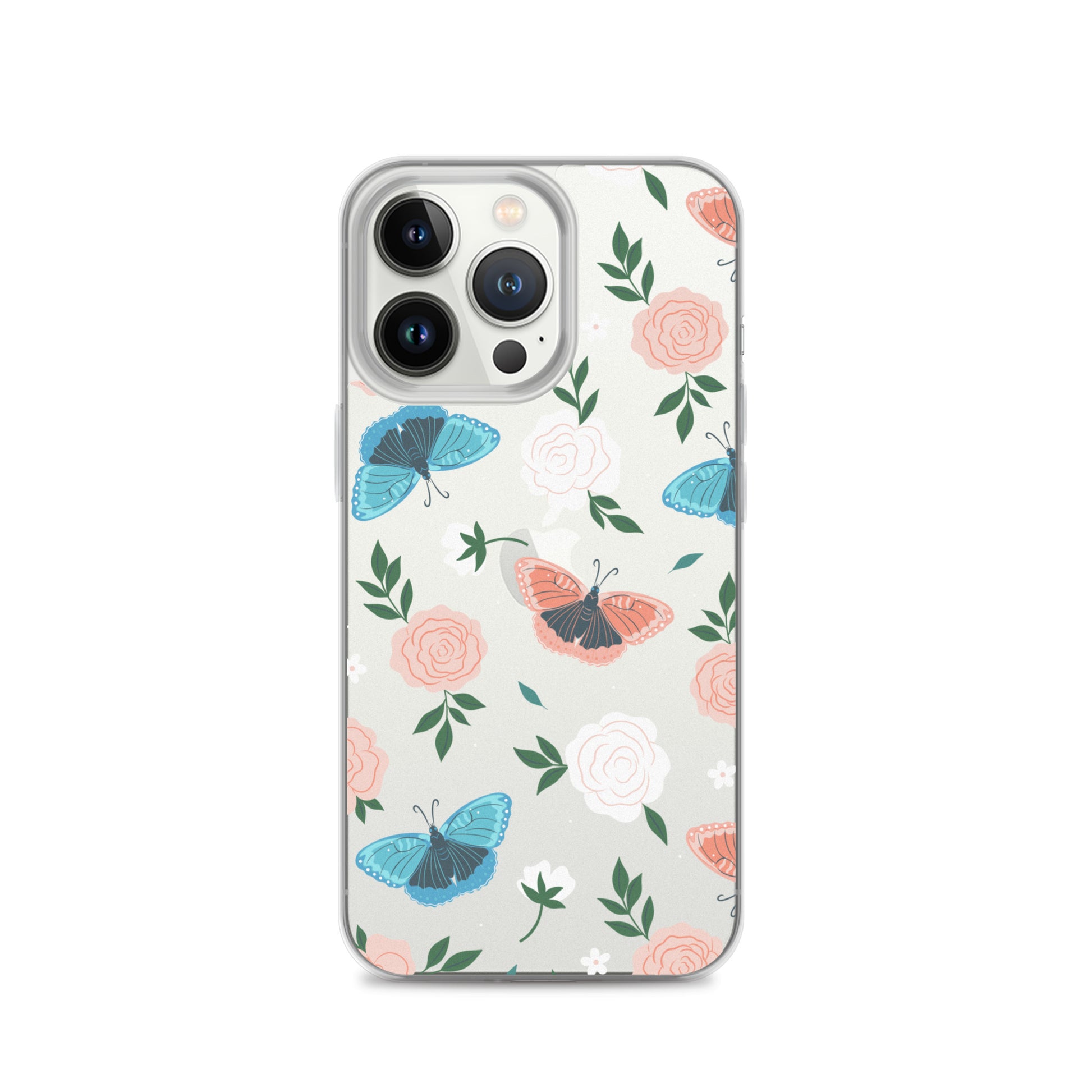 White Blossom Clear iPhone Case iPhone 13 Pro