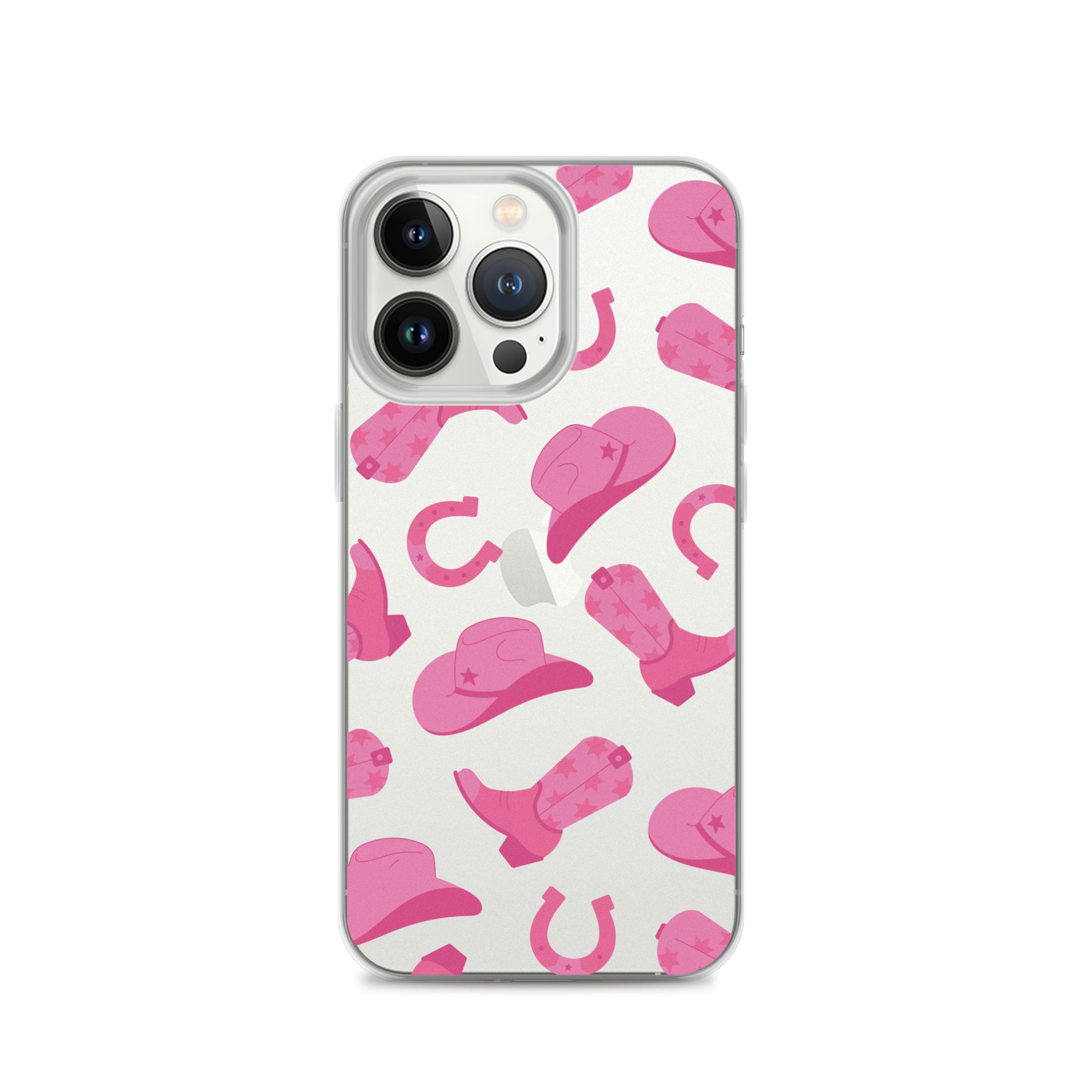 Pink Rodeo Clear iPhone Case iPhone 13 Pro