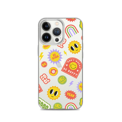 Good Vibes Clear iPhone Case iPhone 13 Pro