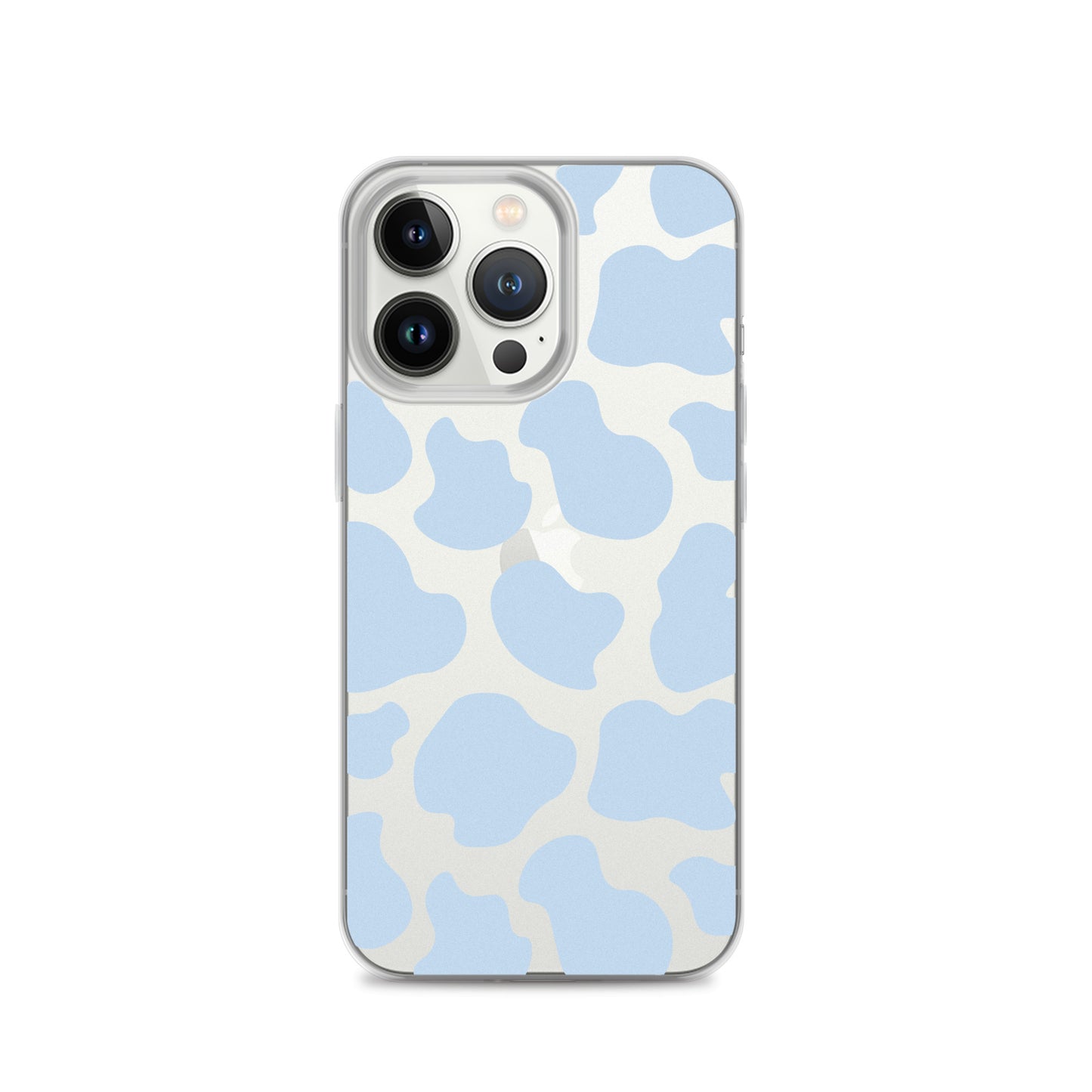 Blue Cow Clear iPhone Case iPhone 13 Pro