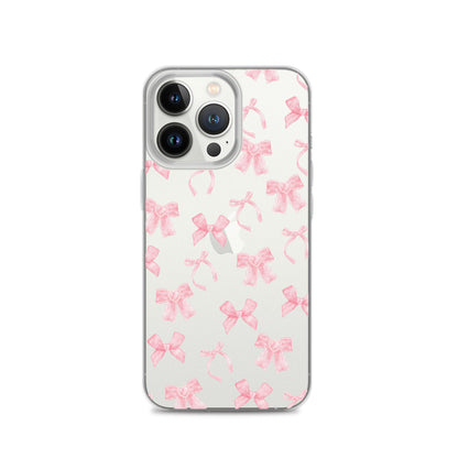 Coquette Bows Clear iPhone Case