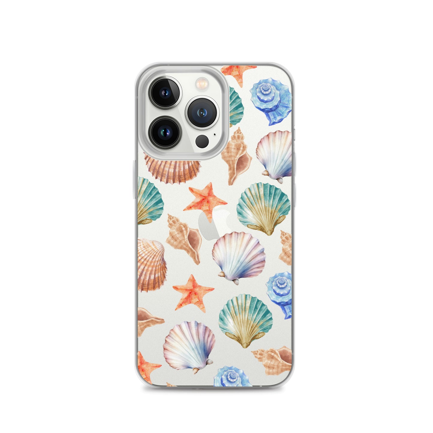 Seashell Breeze Clear iPhone Case