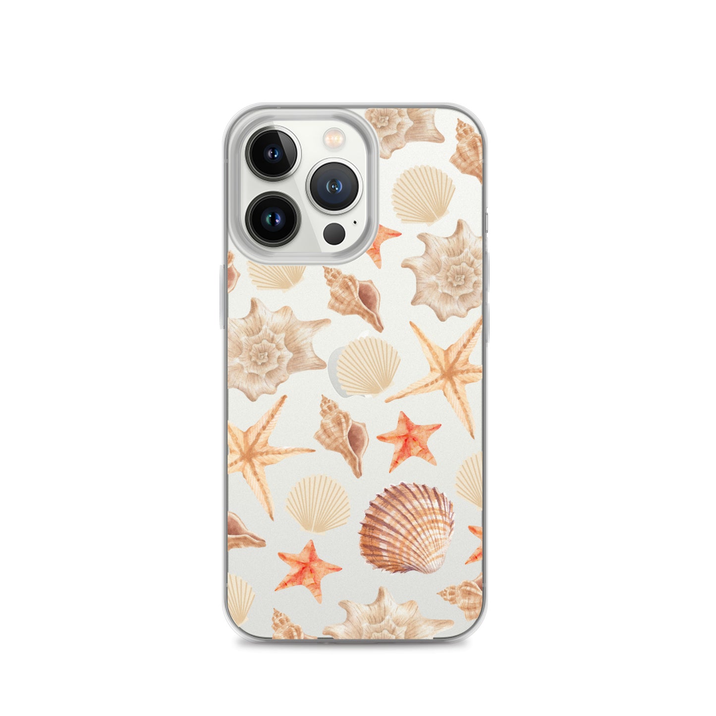 Sunset Shells Clear iPhone Case