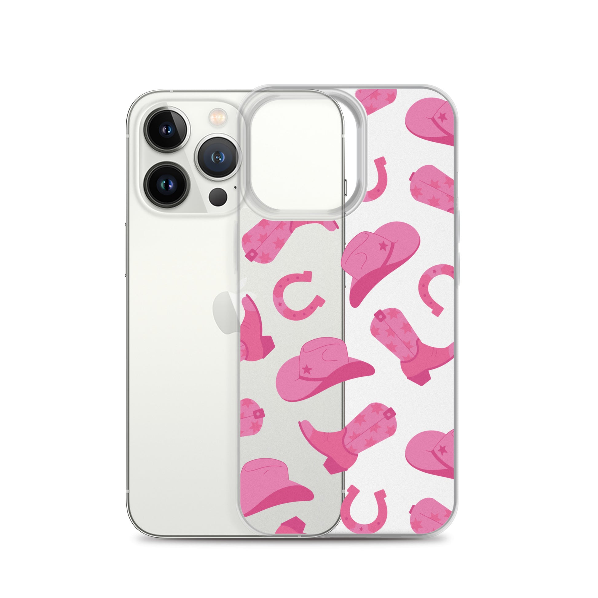 Pink Rodeo Clear iPhone Case