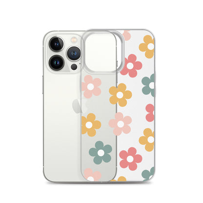 Boho Garden Clear iPhone Case