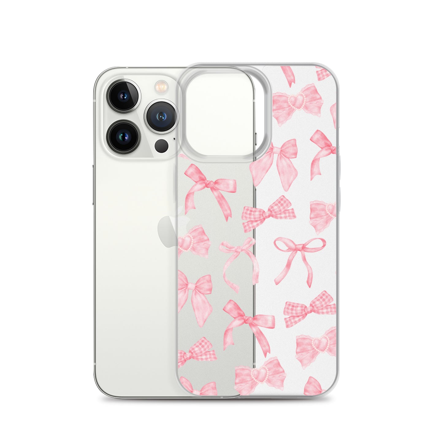 Bow Delight Clear iPhone Case