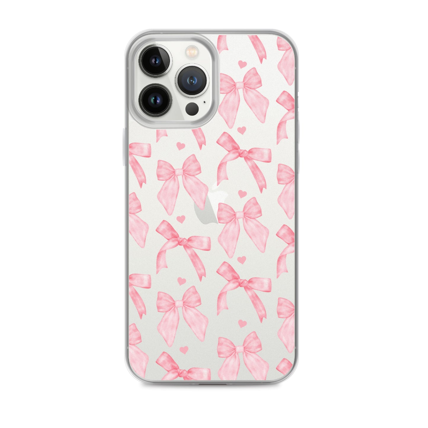 Flirty Bows Clear iPhone Case