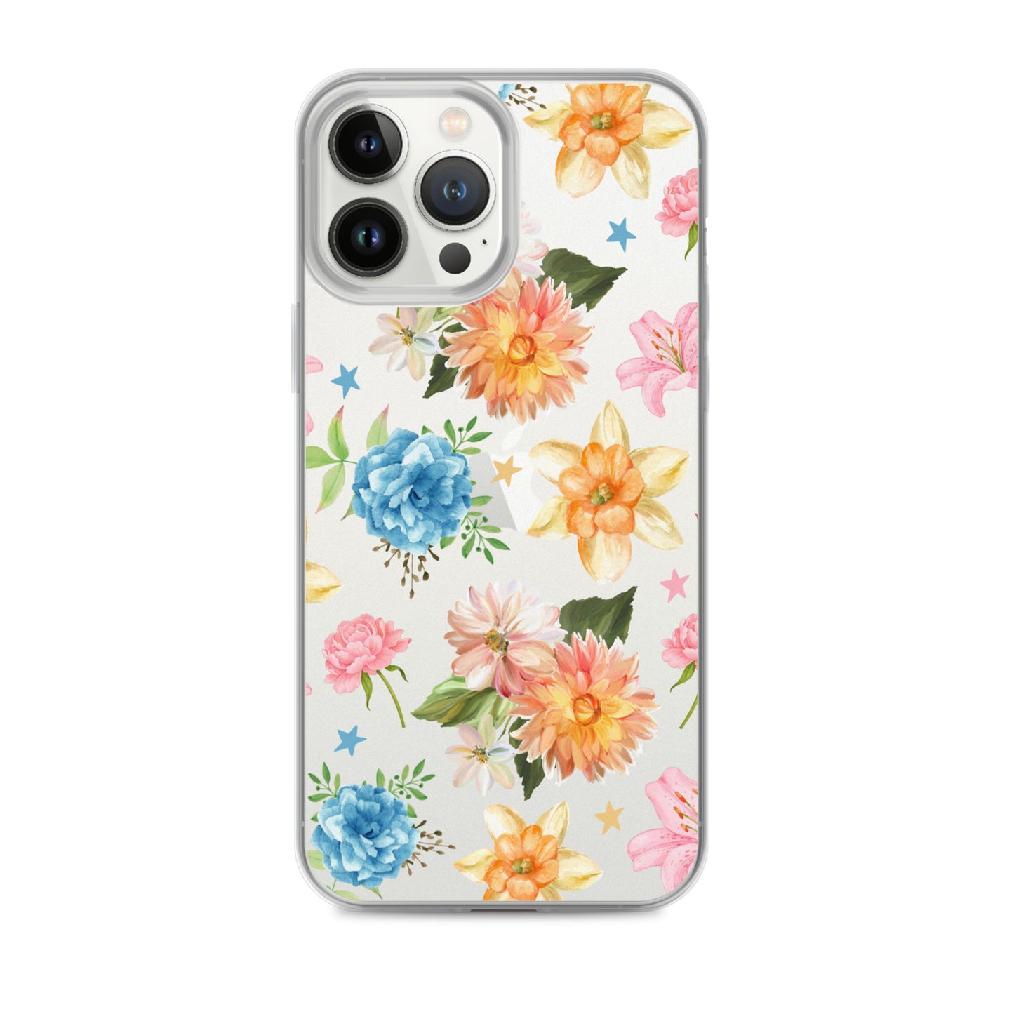 Floral Fiesta Clear iPhone Case