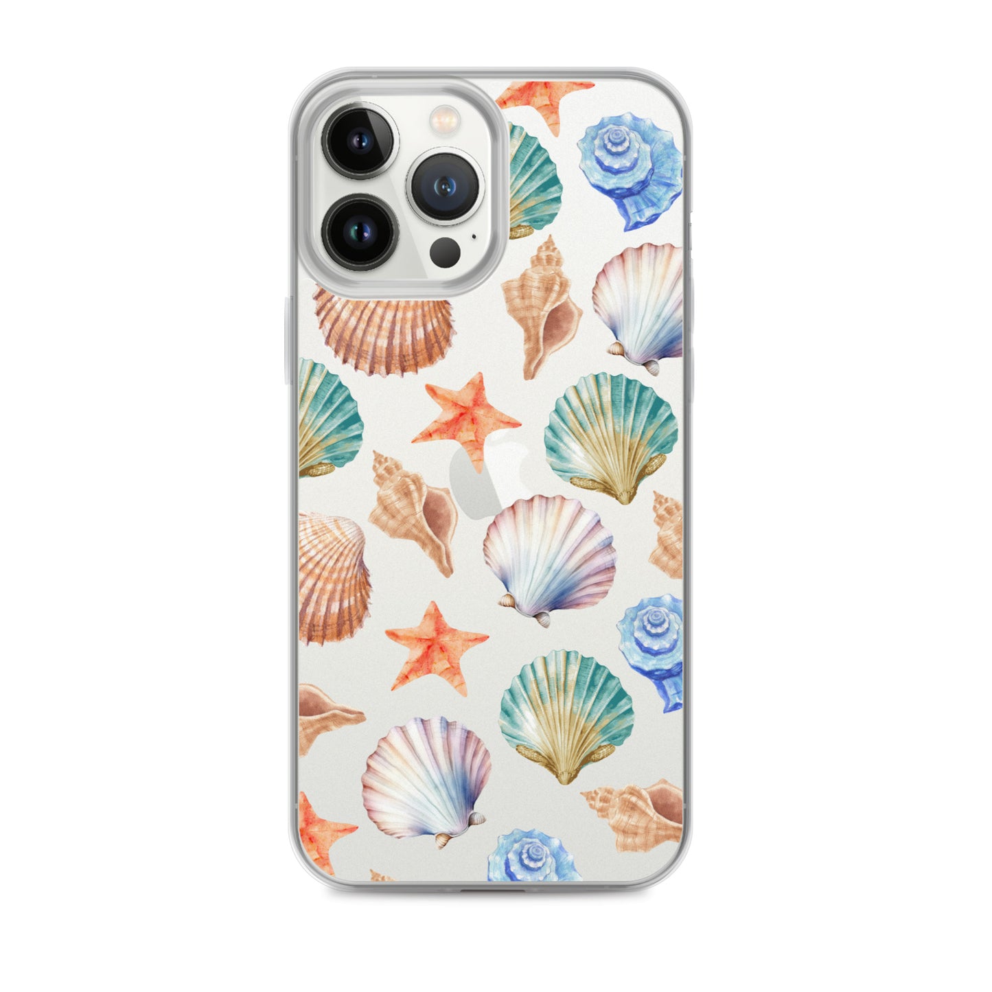 Seashell Breeze Clear iPhone Case