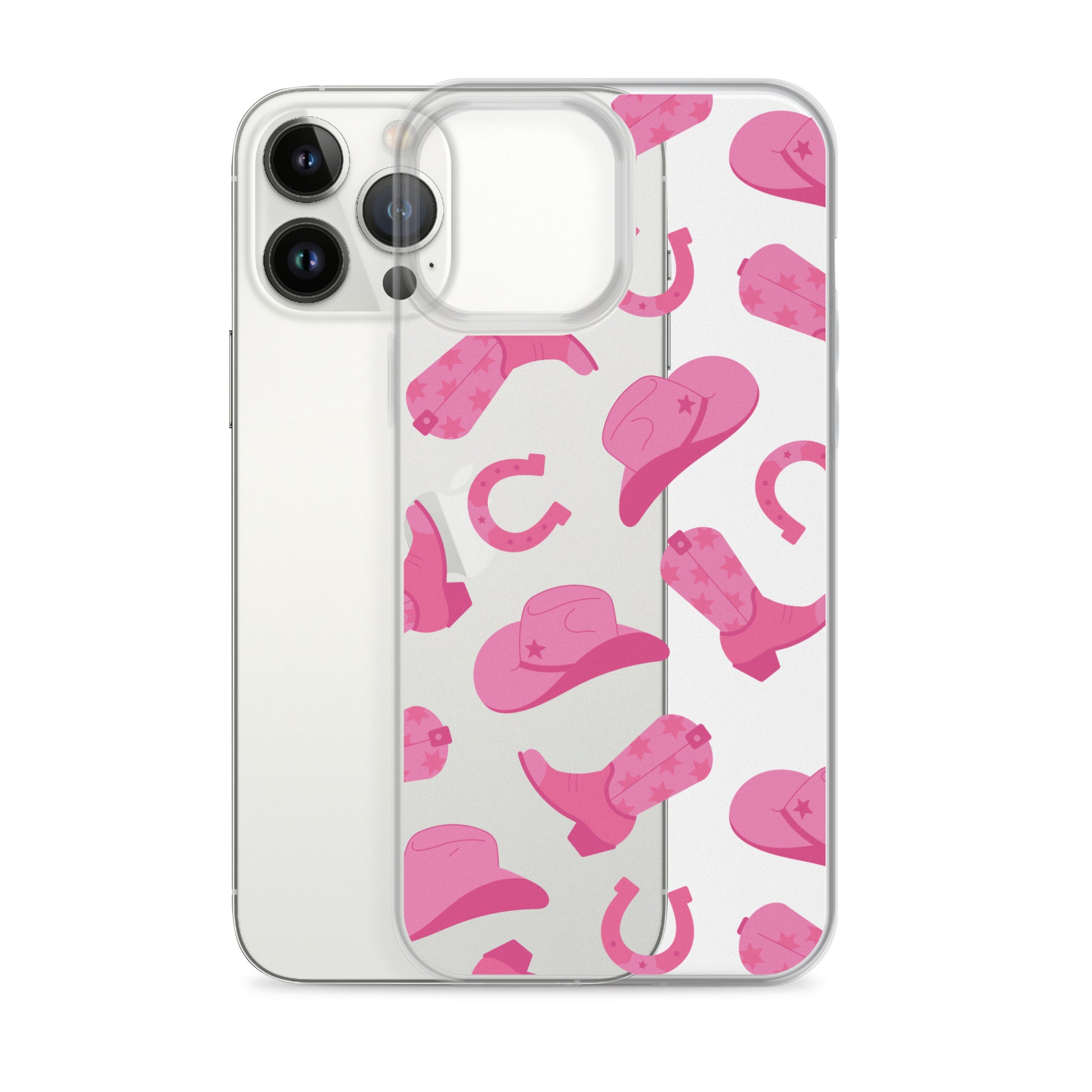 Pink Rodeo Clear iPhone Case
