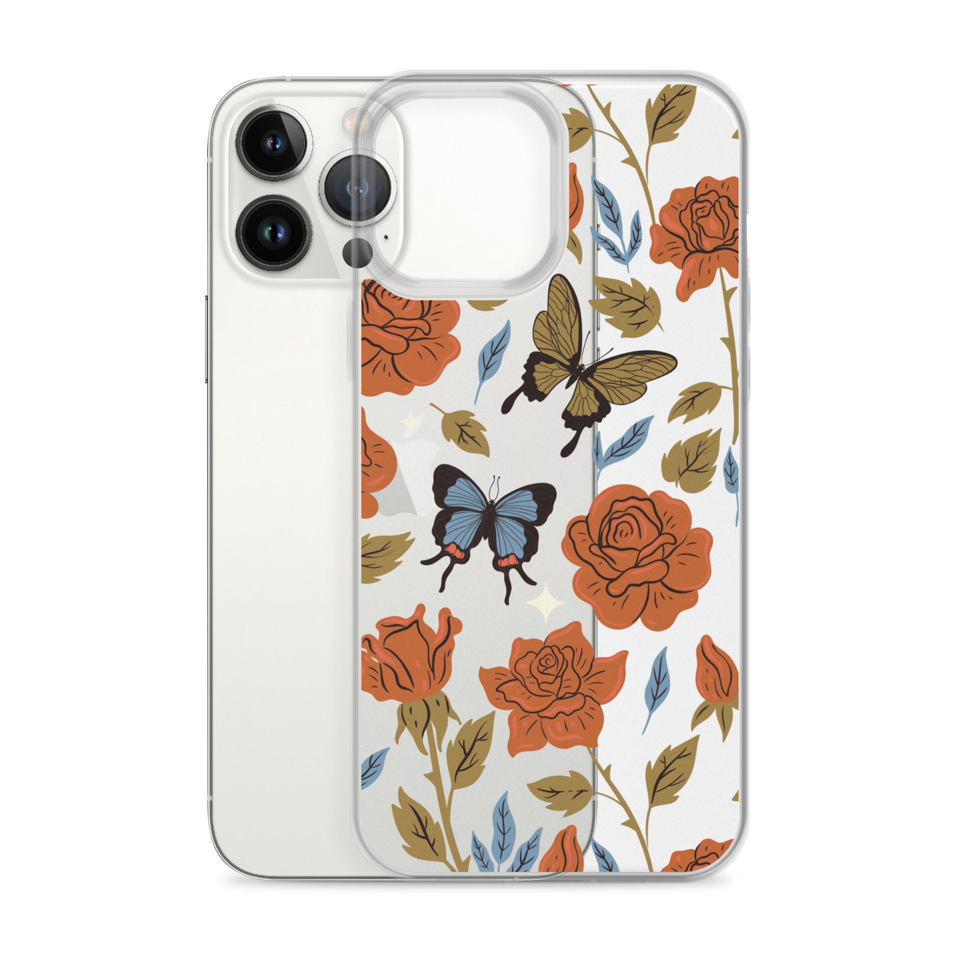 Butterfly Spices Clear iPhone Case