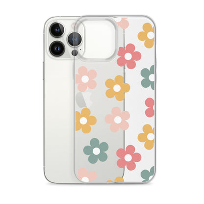 Boho Garden Clear iPhone Case