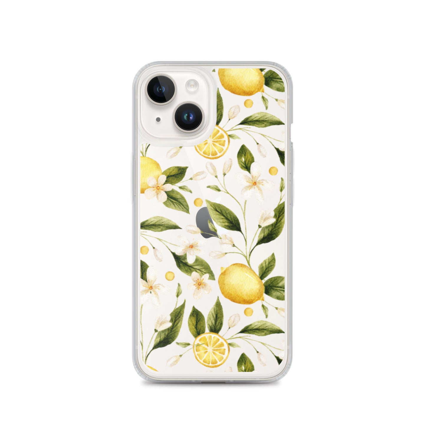 Lemon Garden Clear iPhone Case iPhone 14