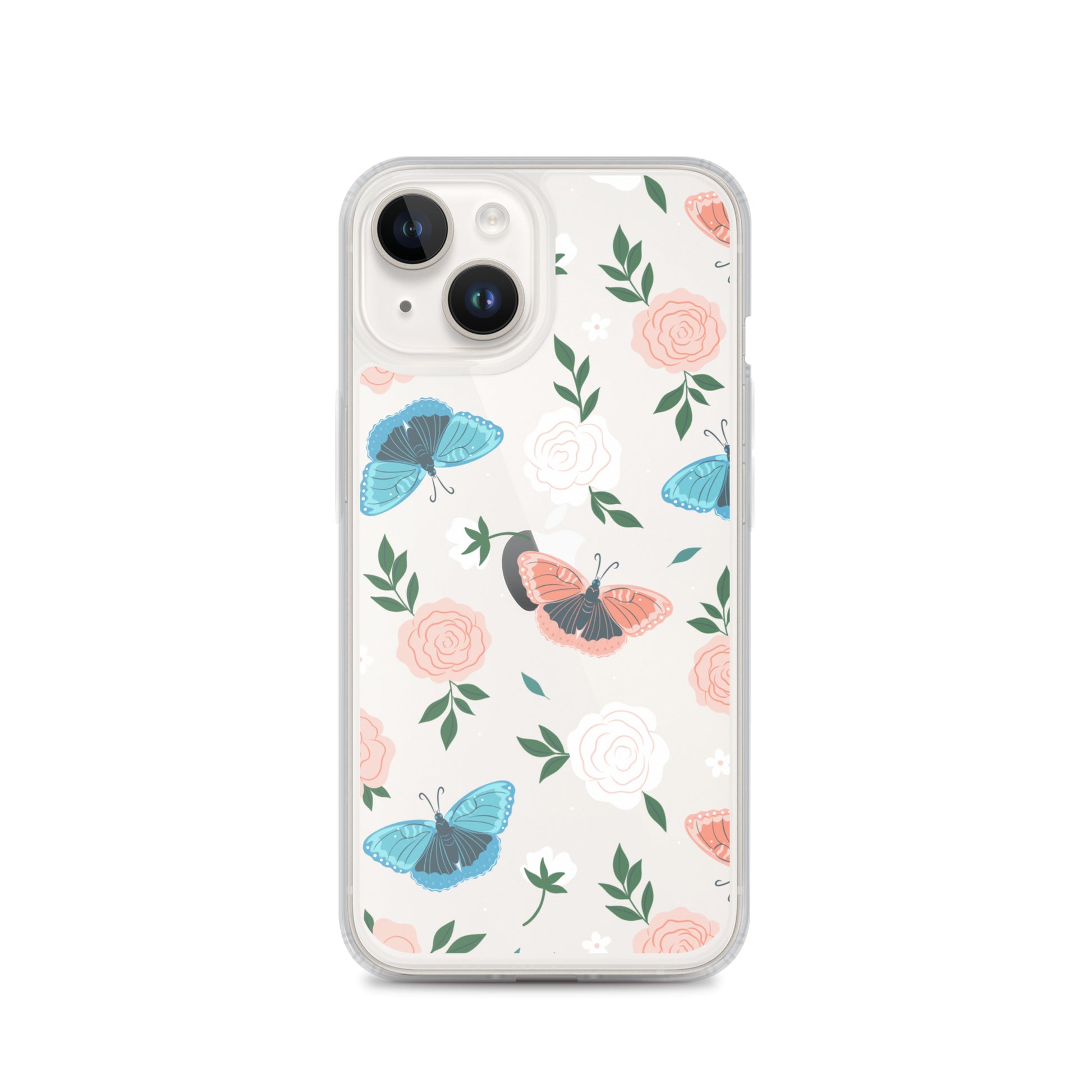 White Blossom Clear iPhone Case iPhone 14