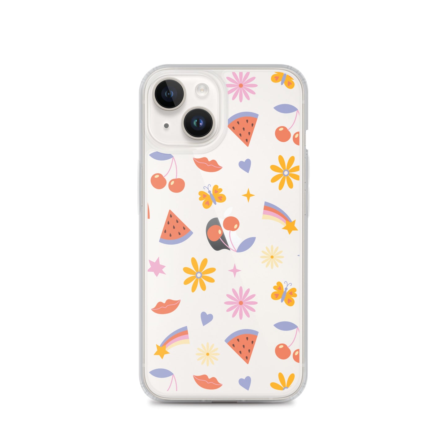Summer Vibes Clear iPhone Case iPhone 14
