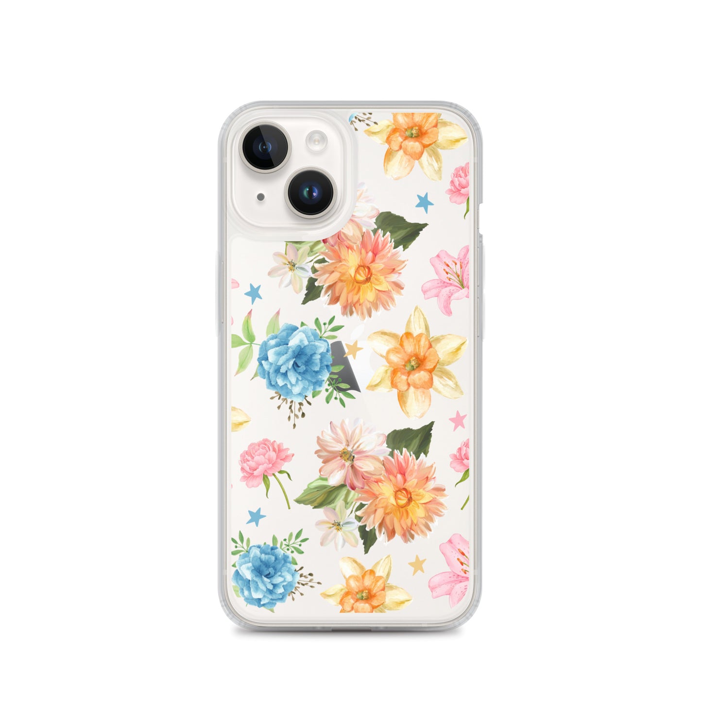 Floral Fiesta Clear iPhone Case