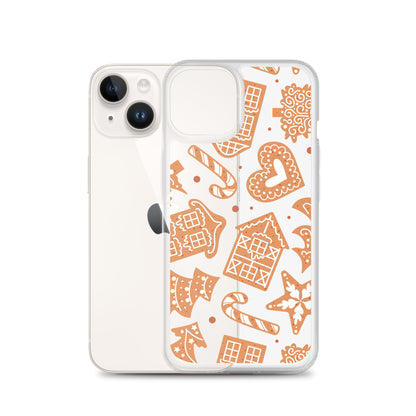 Gingerbread Clear iPhone Case