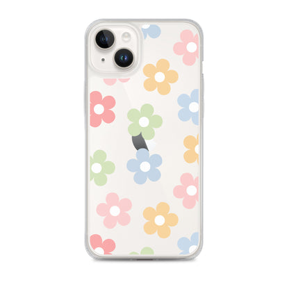 Pastel Garden Clear iPhone Case