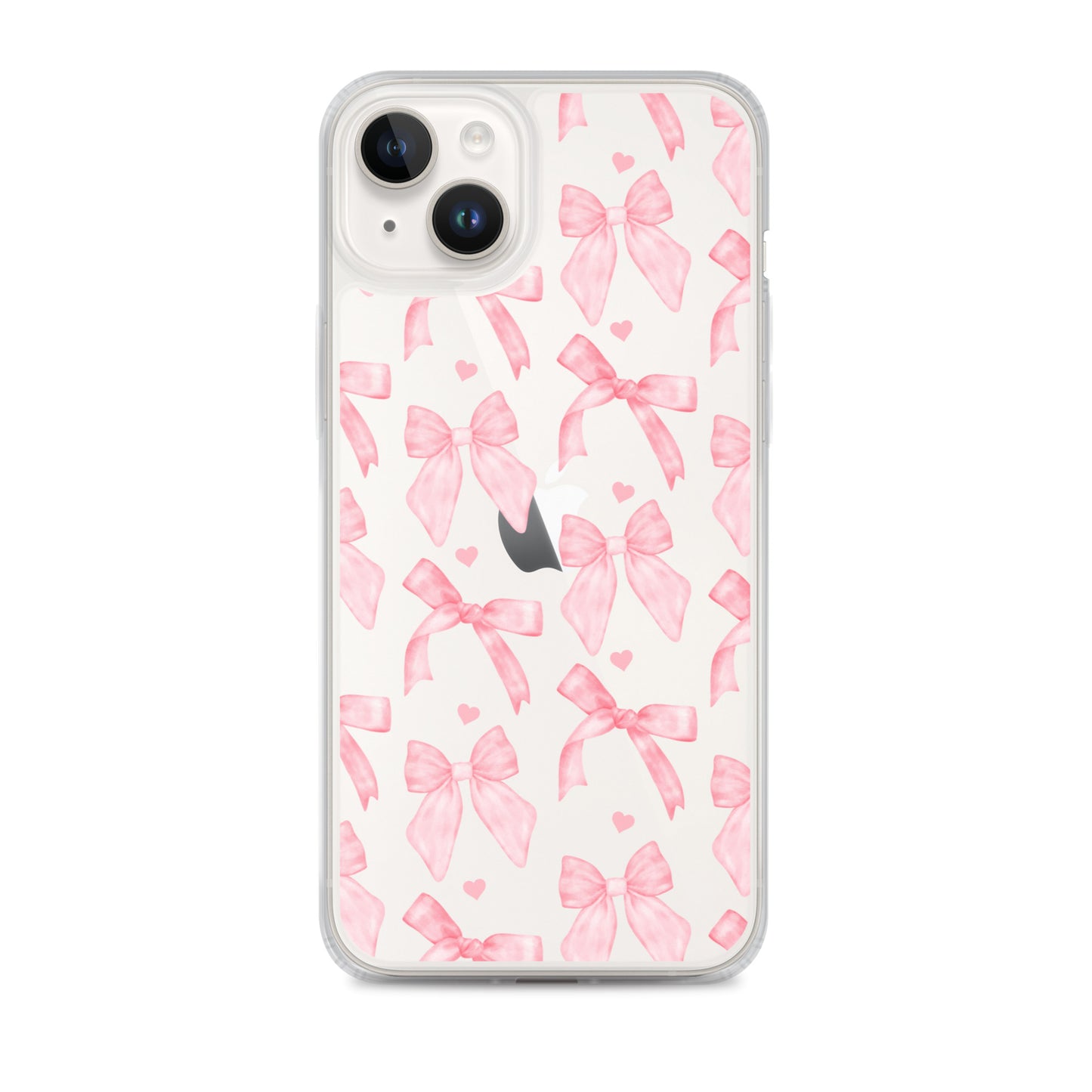 Flirty Bows Clear iPhone Case