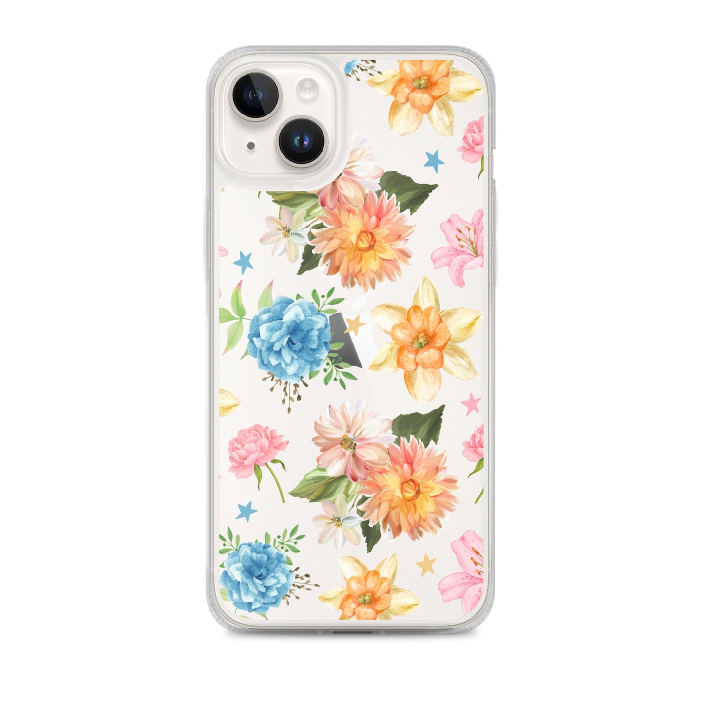 Floral Fiesta Clear iPhone Case