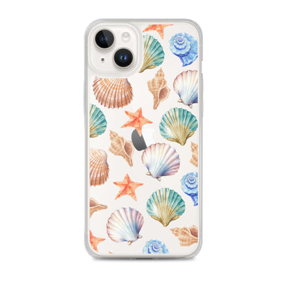 Seashell Breeze Clear iPhone Case