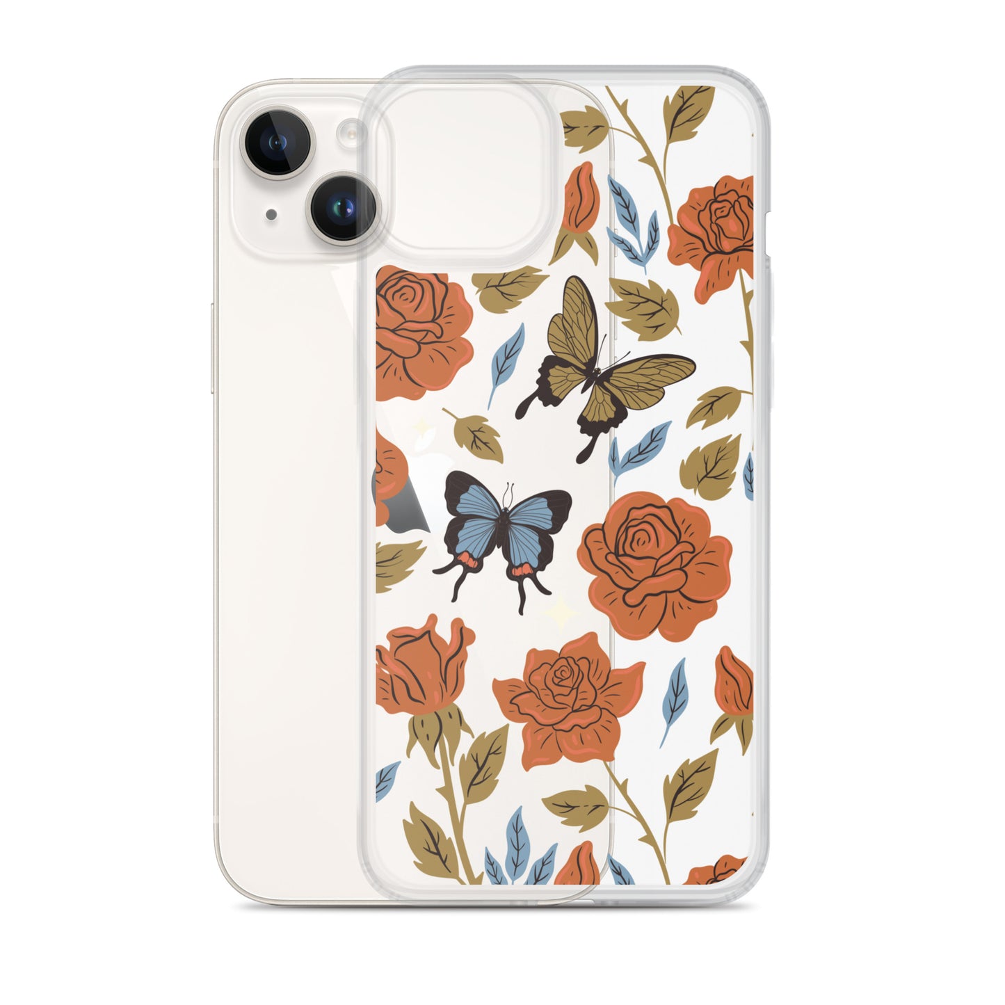 Butterfly Spices Clear iPhone Case