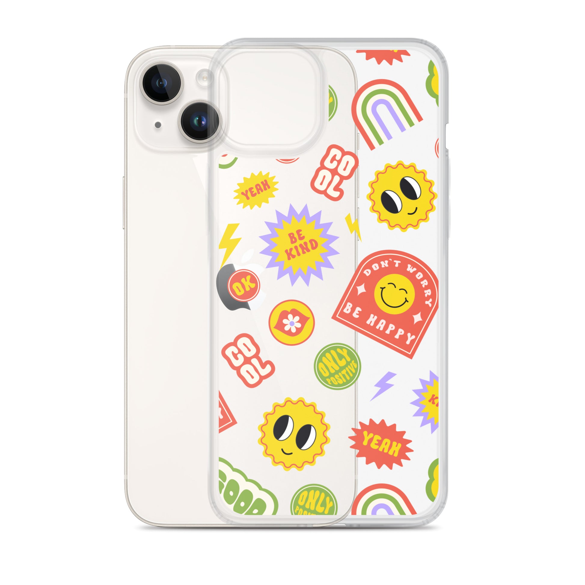 Good Vibes Clear iPhone Case