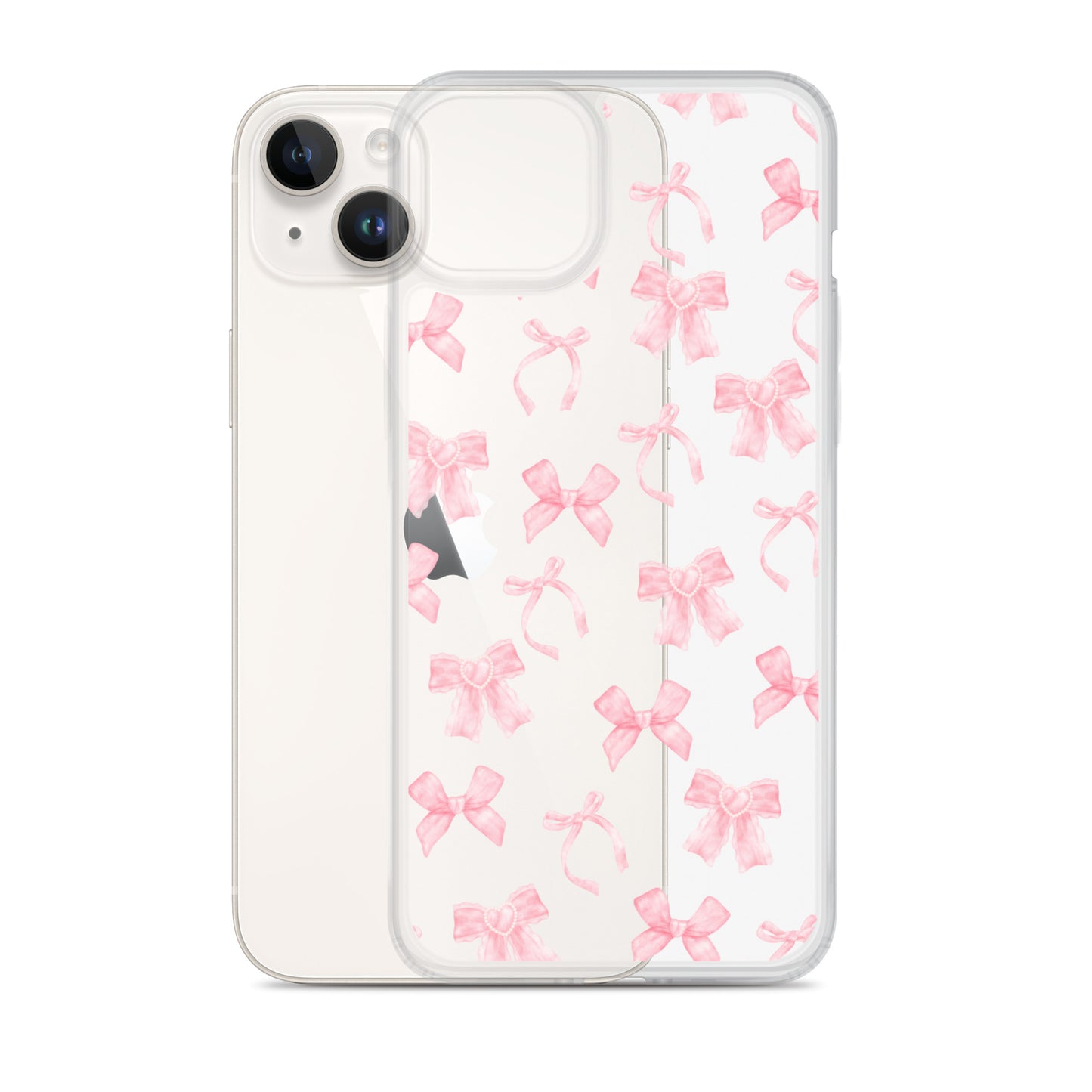 Coquette Bows Clear iPhone Case