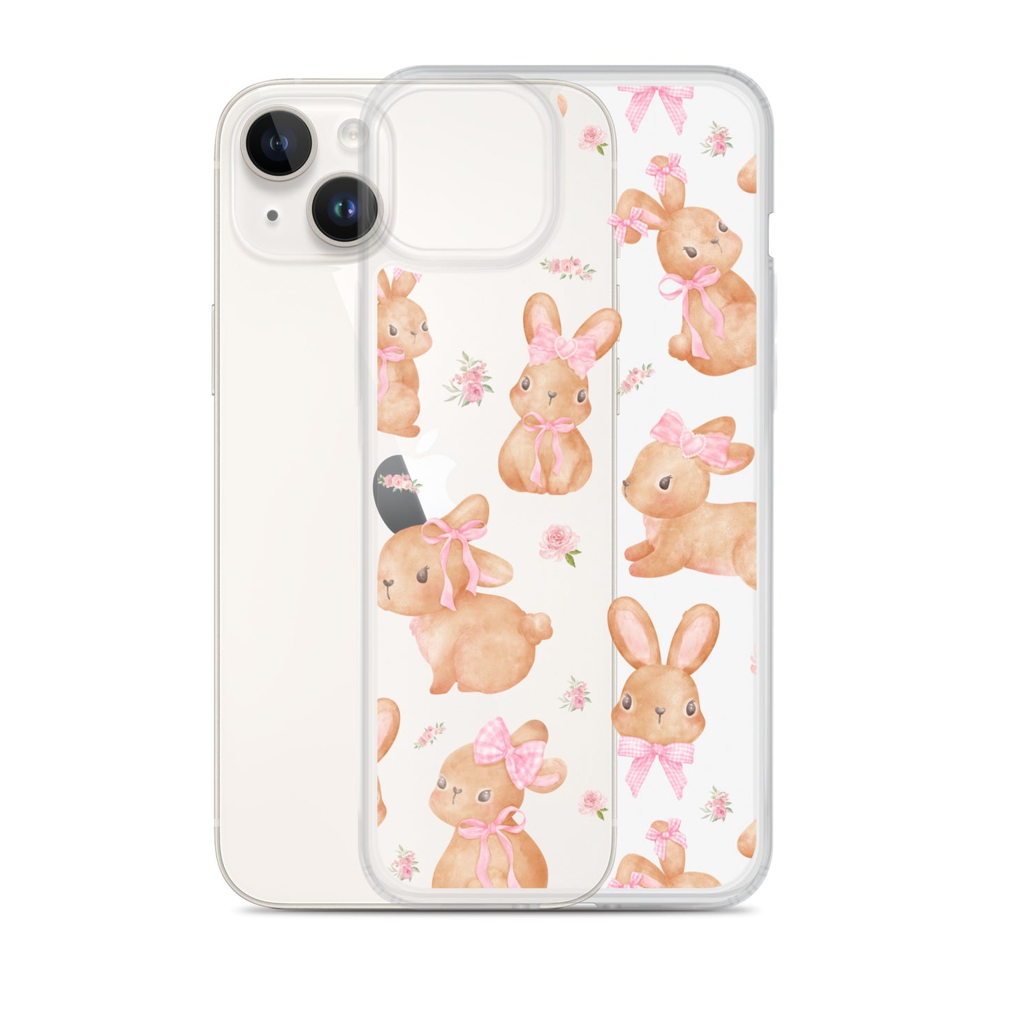 Coquette Bunny Clear iPhone Case