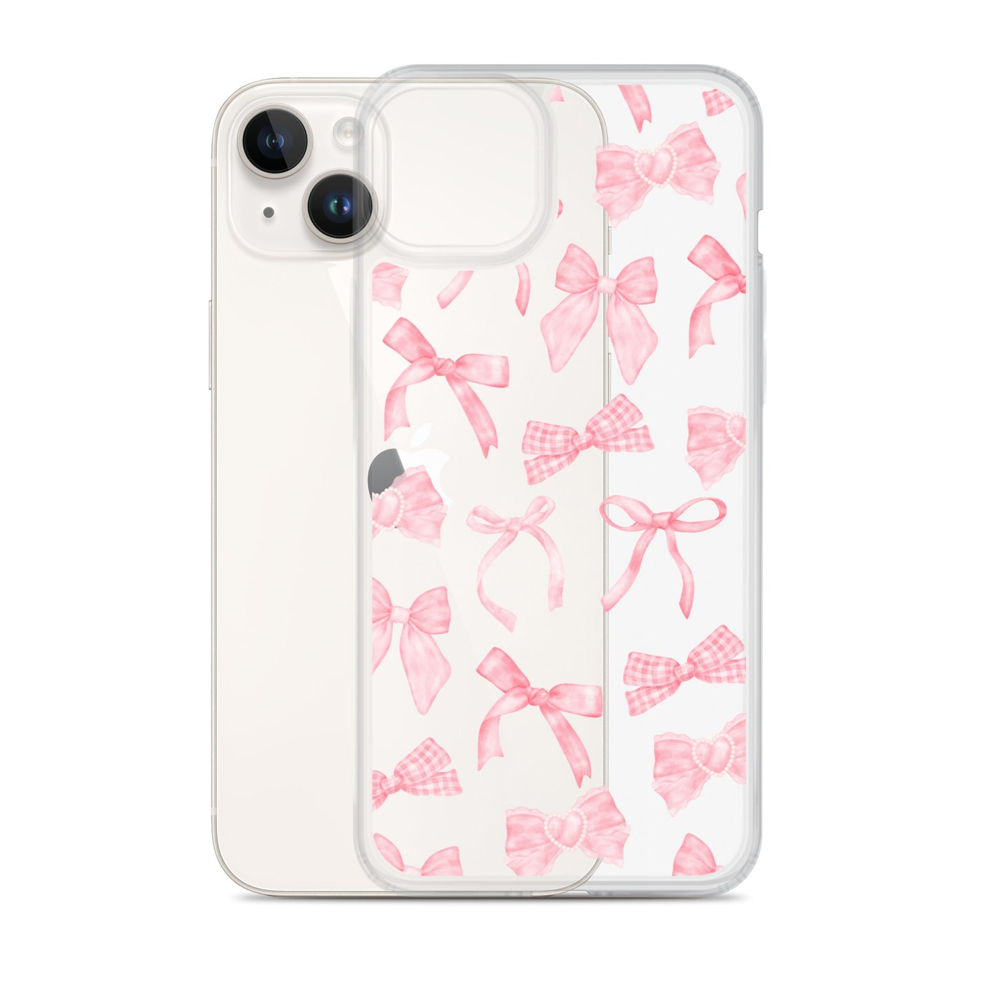 Bow Delight Clear iPhone Case