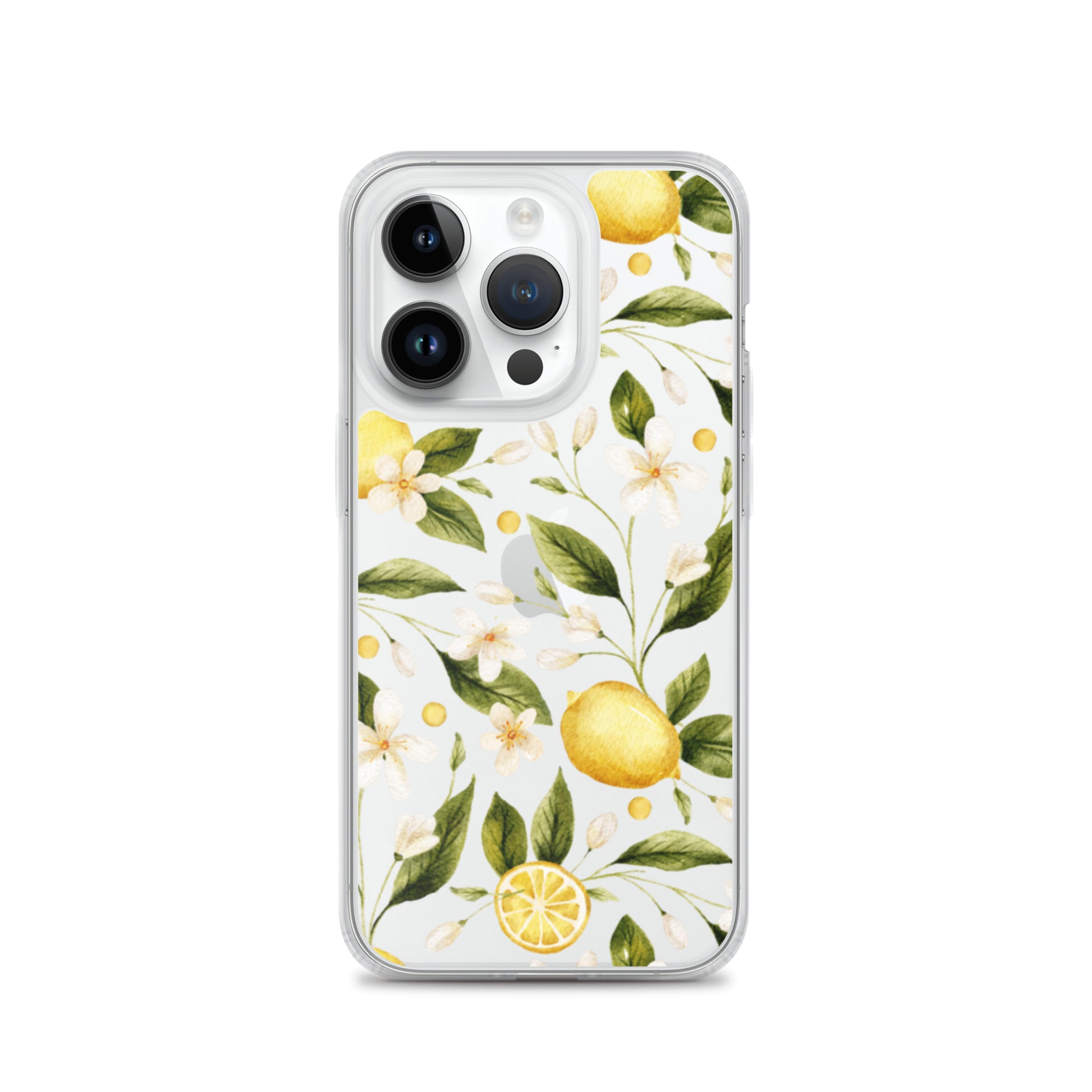 Lemon Garden Clear iPhone Case iPhone 14 Pro