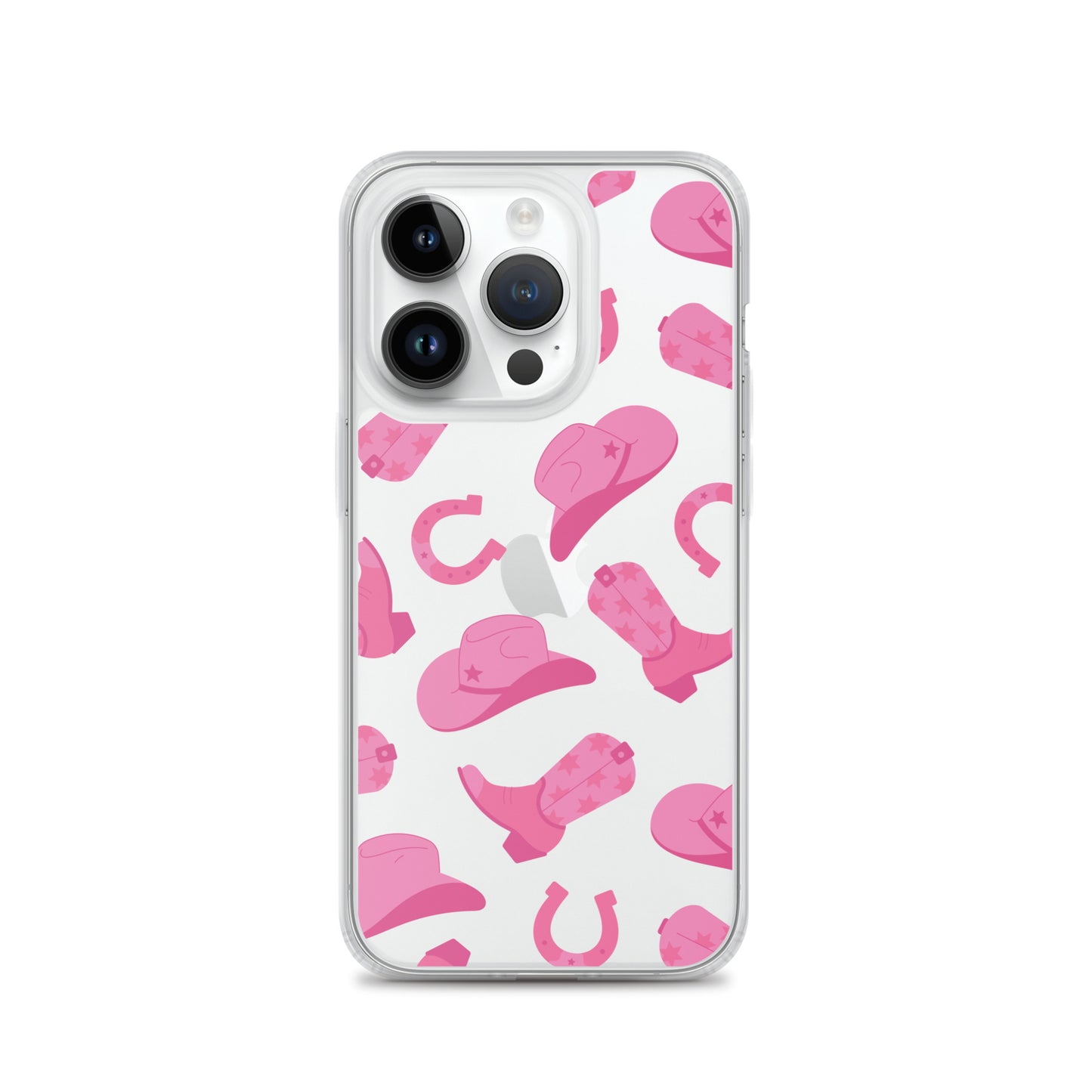 Pink Rodeo Clear iPhone Case iPhone 14 Pro