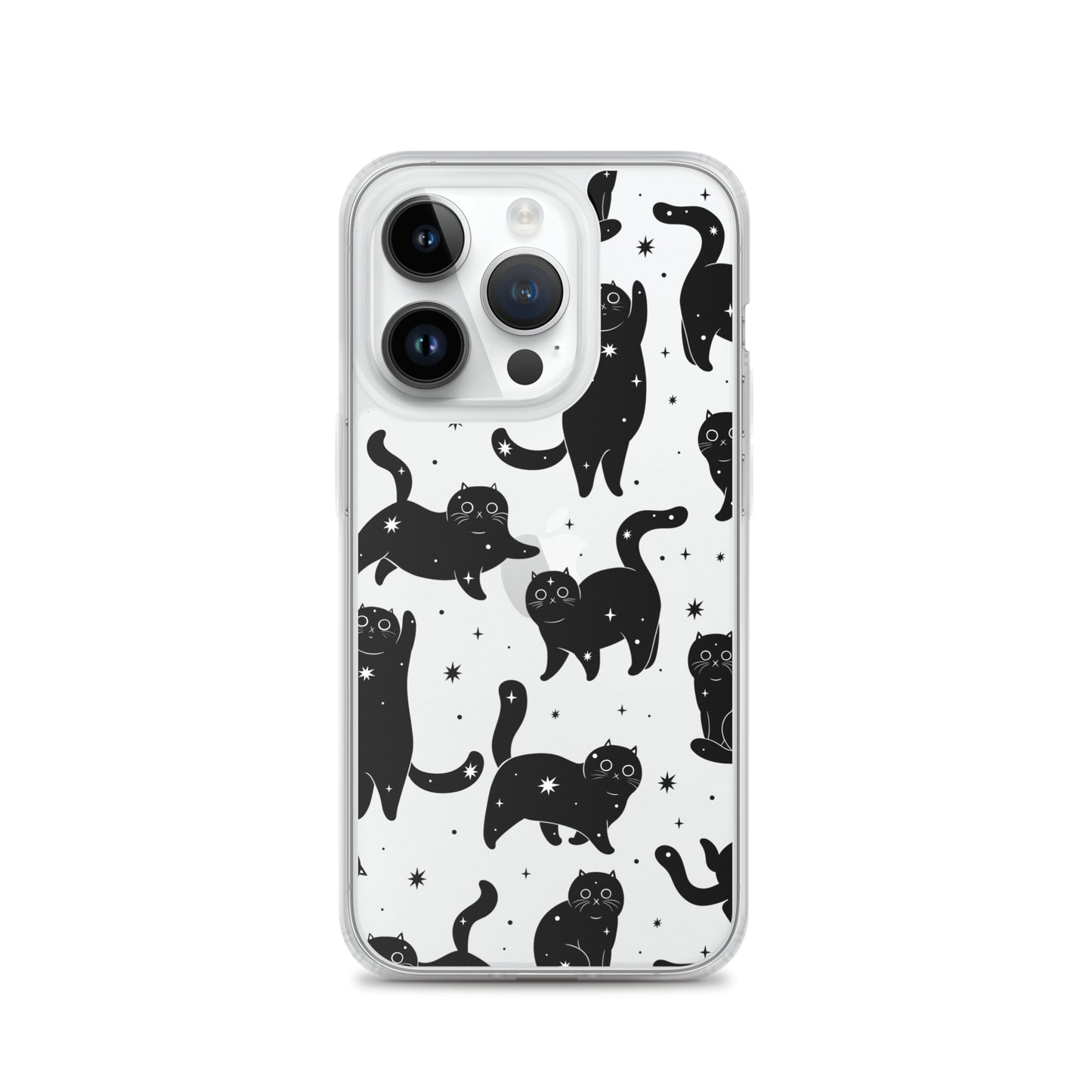 Star Cats Clear iPhone Case iPhone 14 Pro