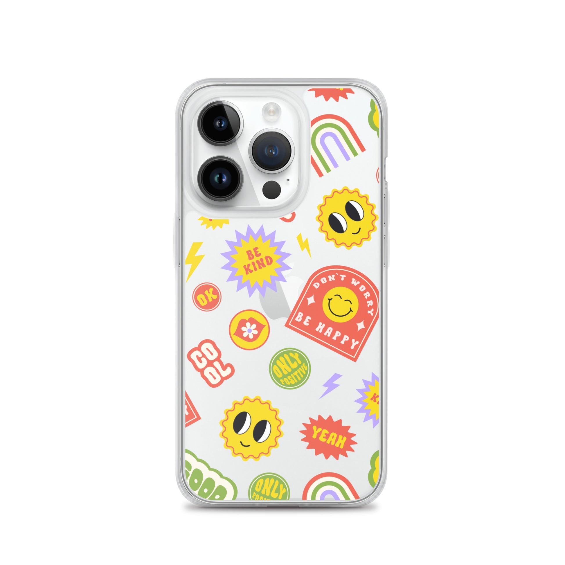 Good Vibes Clear iPhone Case iPhone 14 Pro