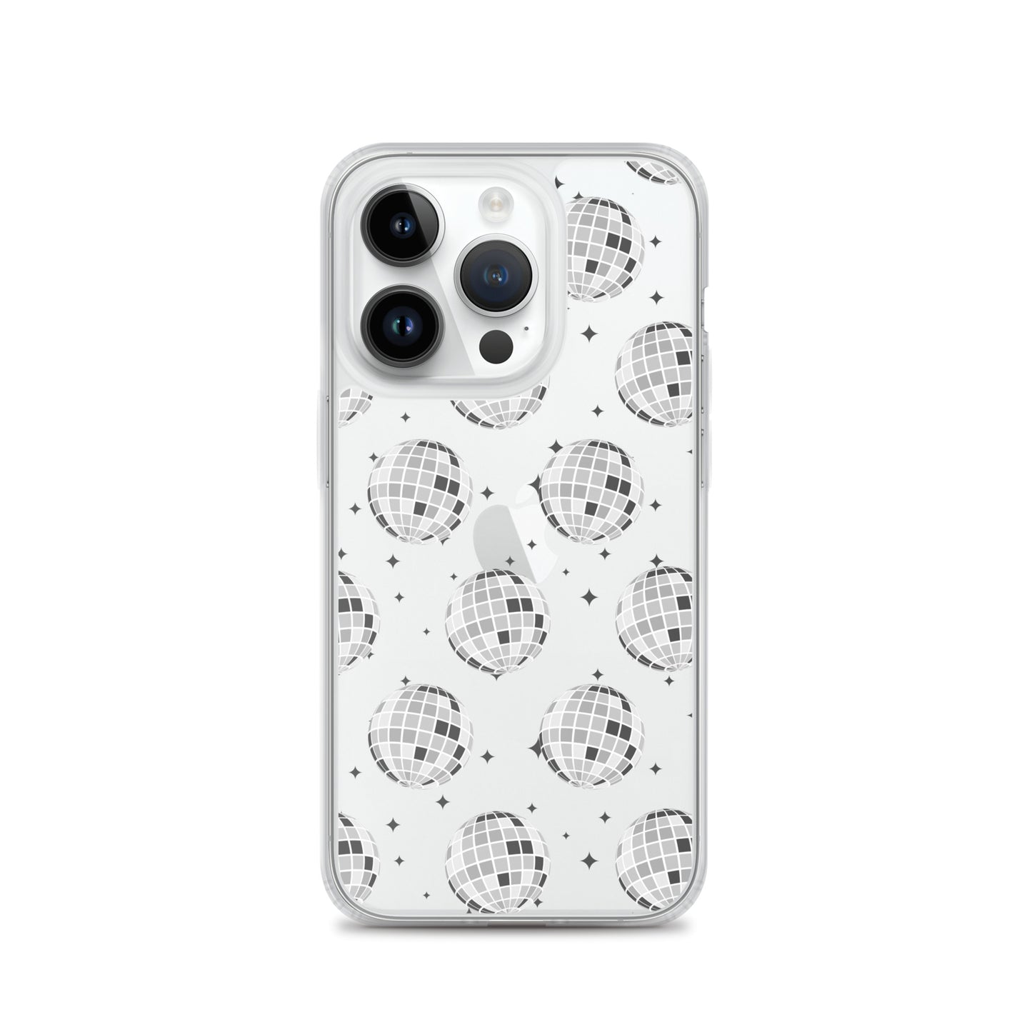 Disco Balls Clear iPhone Case