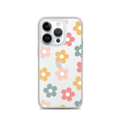 Boho Garden Clear iPhone Case