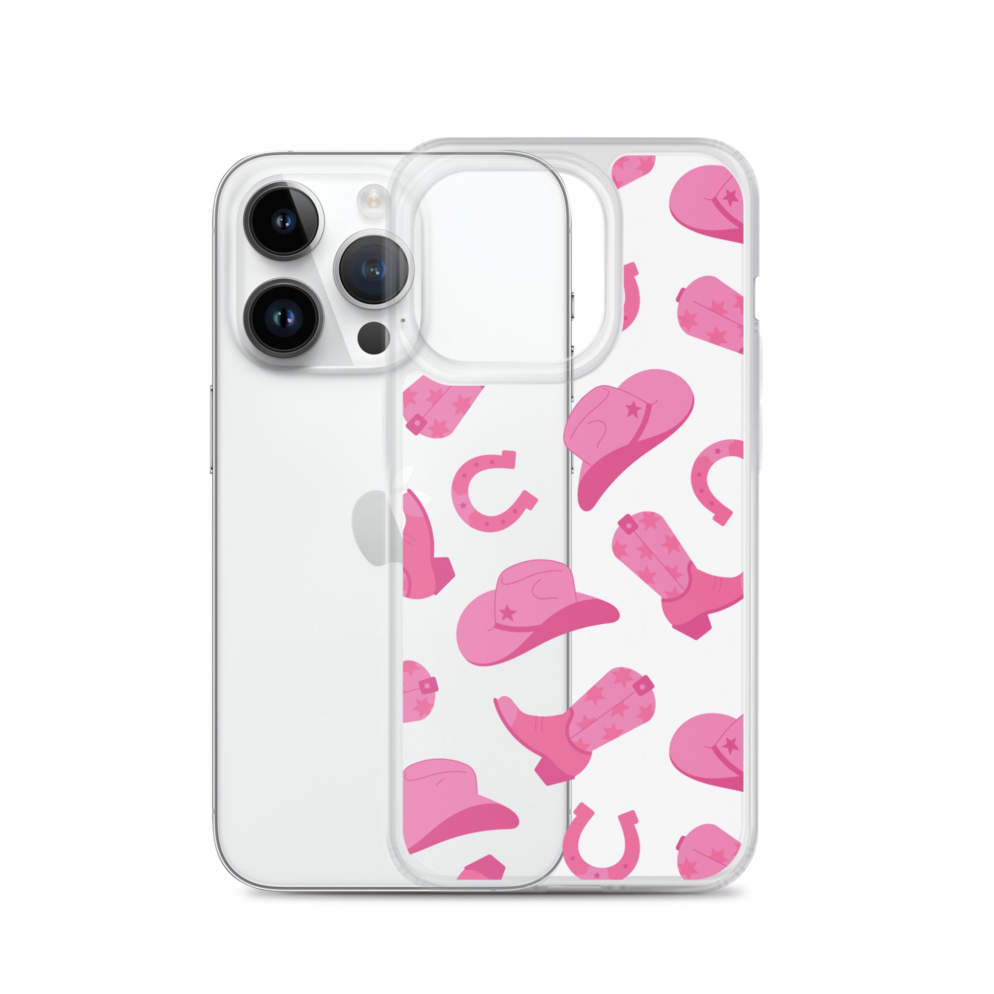 Pink Rodeo Clear iPhone Case