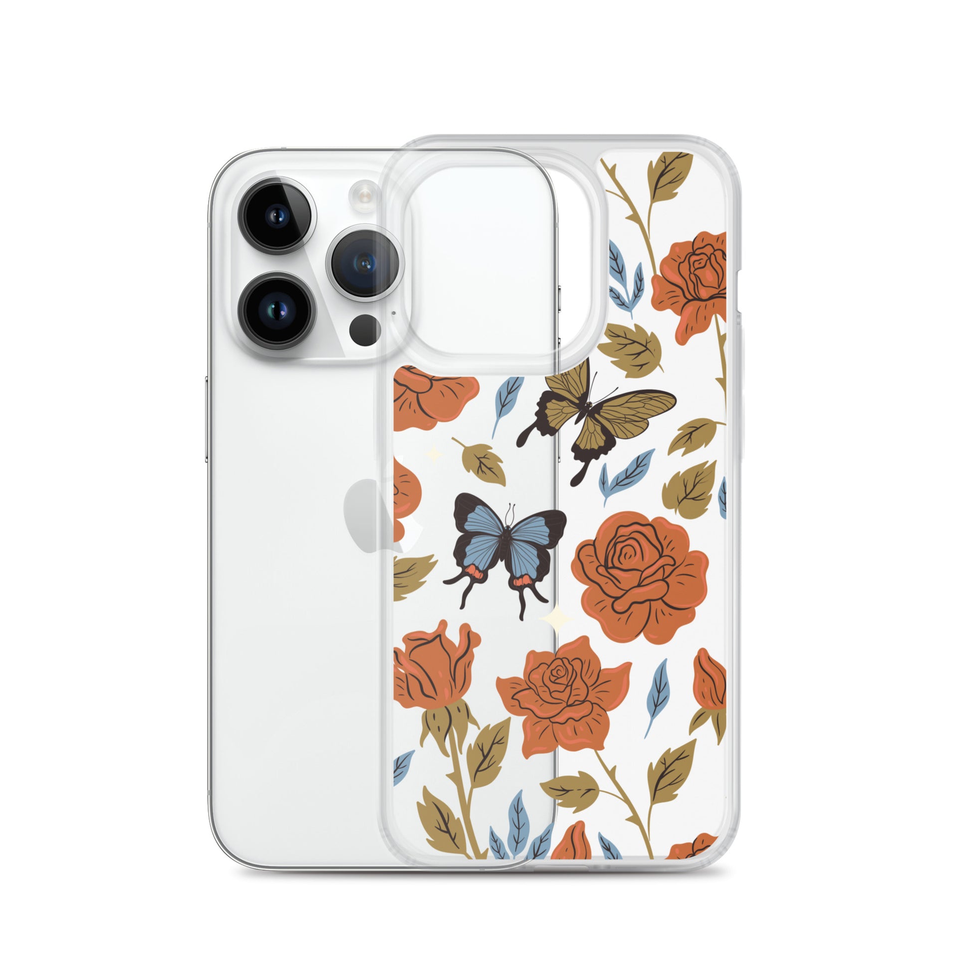 Butterfly Spices Clear iPhone Case