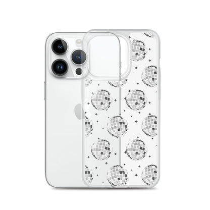 Disco Balls Clear iPhone Case