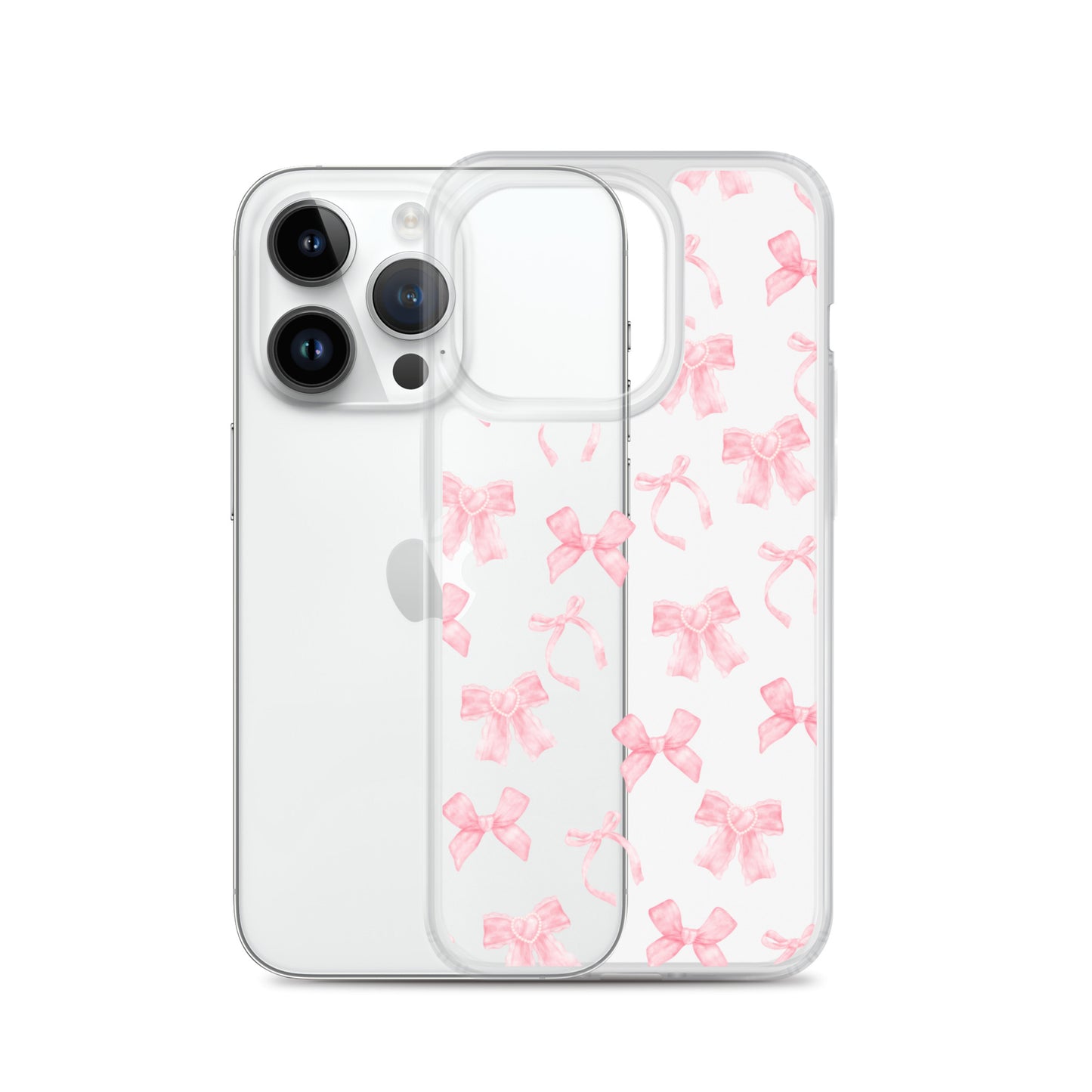 Coquette Bows Clear iPhone Case