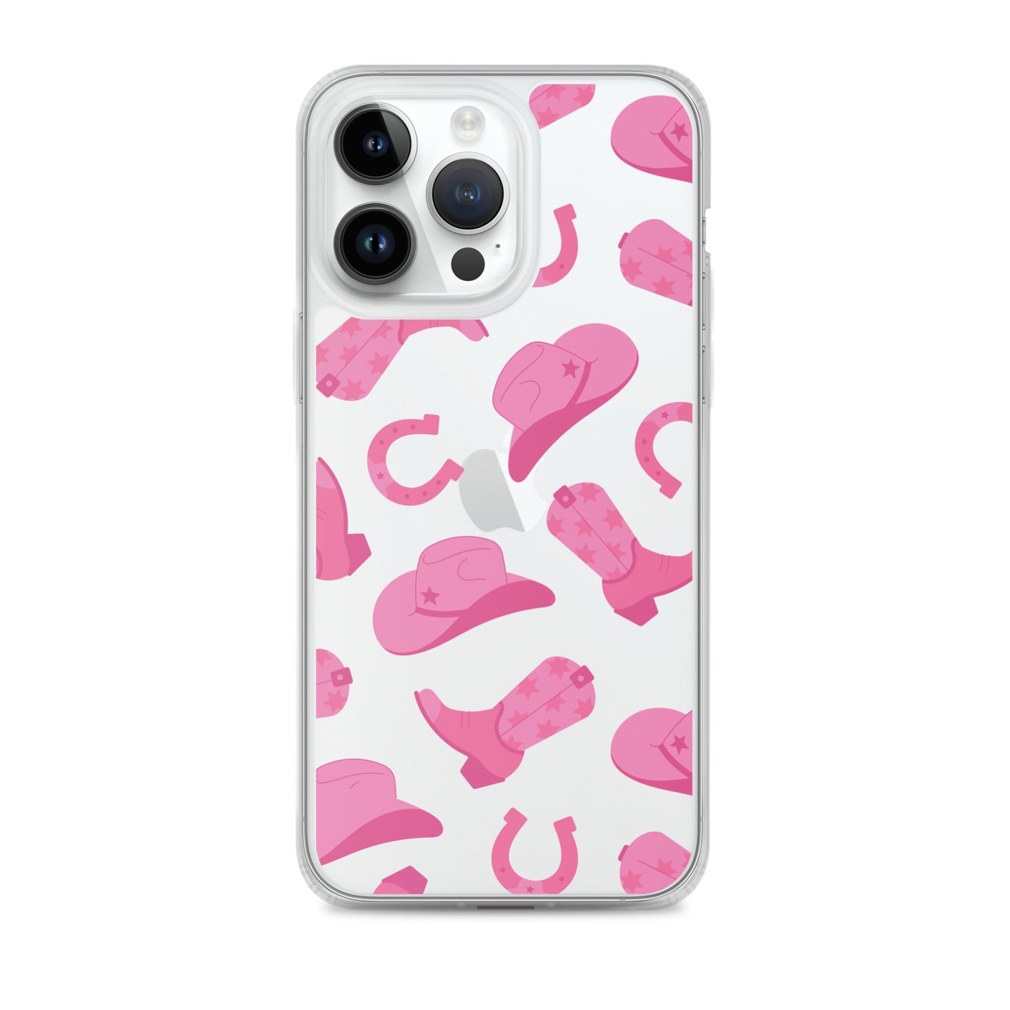 Pink Rodeo Clear iPhone Case iPhone 14 Pro Max