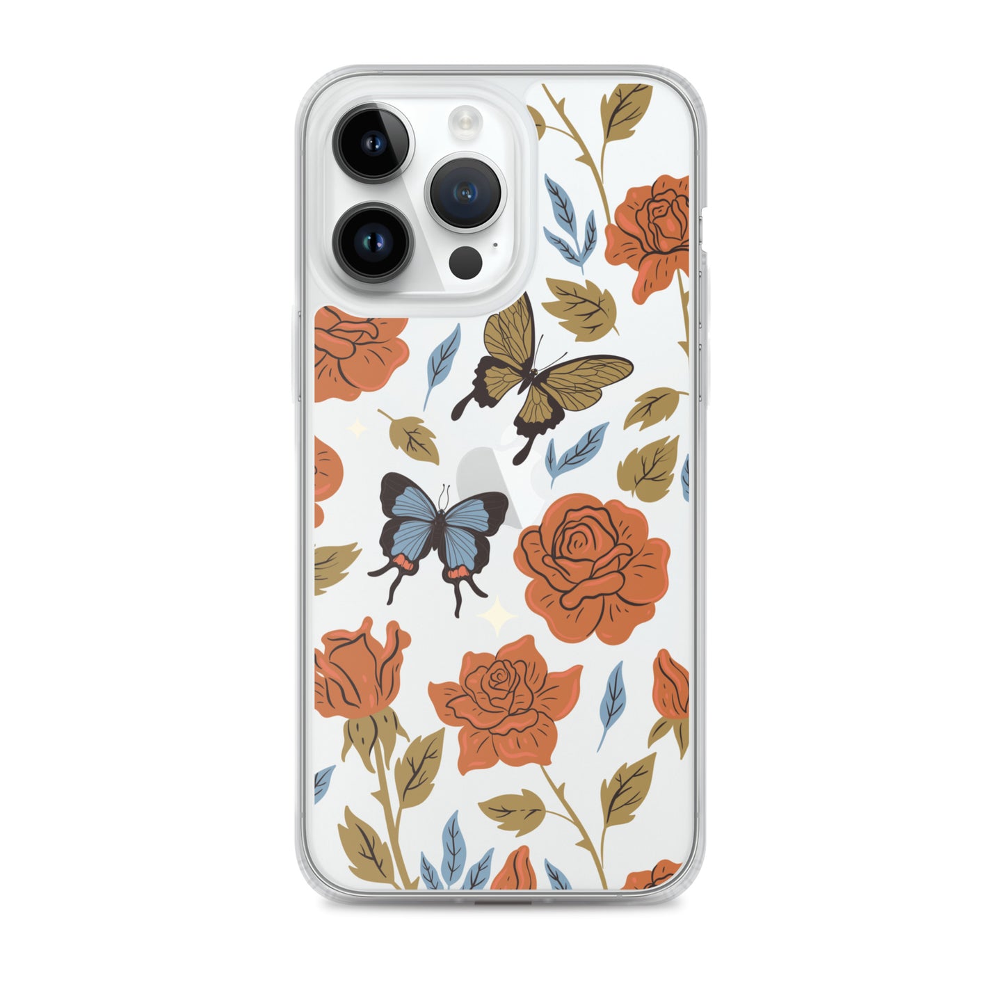 Butterfly Spices Clear iPhone Case iPhone 14 Pro Max