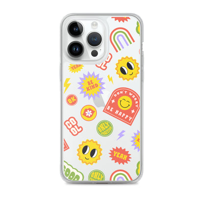 Good Vibes Clear iPhone Case iPhone 14 Pro Max