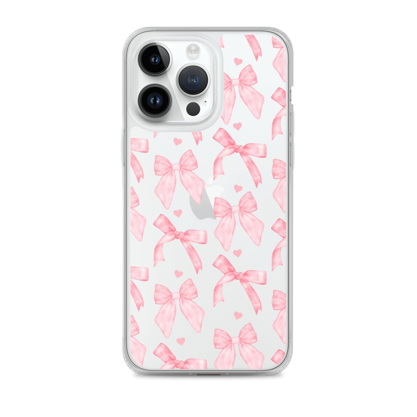 Flirty Bows Clear iPhone Case