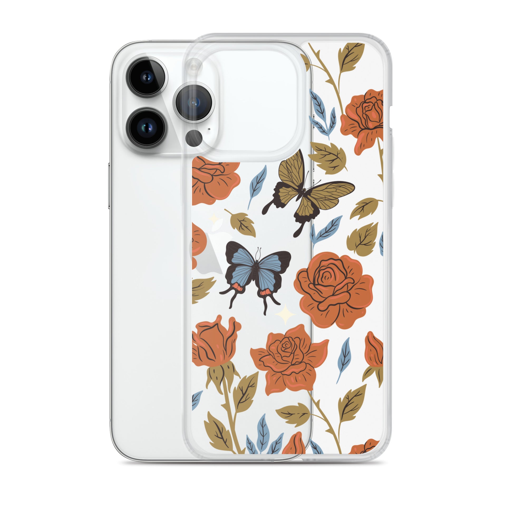 Butterfly Spices Clear iPhone Case