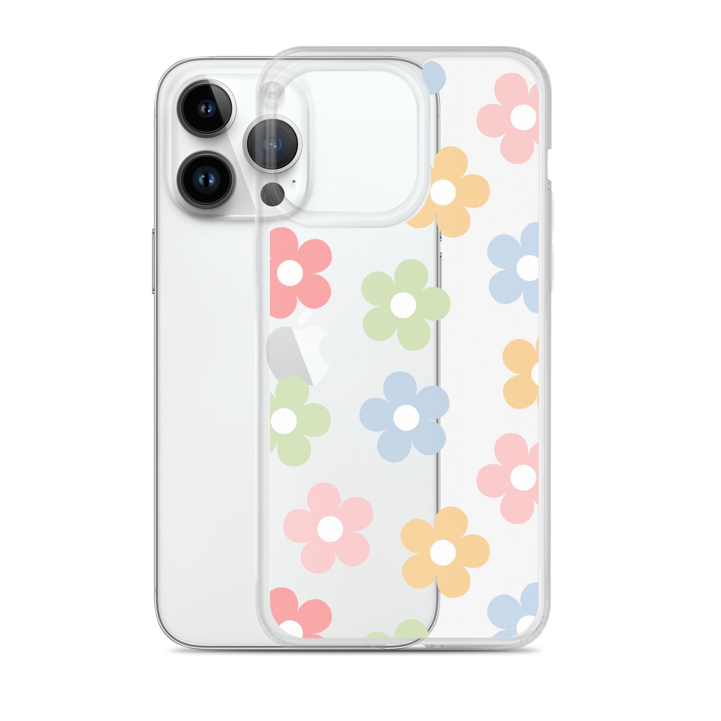 Pastel Garden Clear iPhone Case