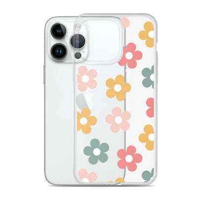 Boho Garden Clear iPhone Case