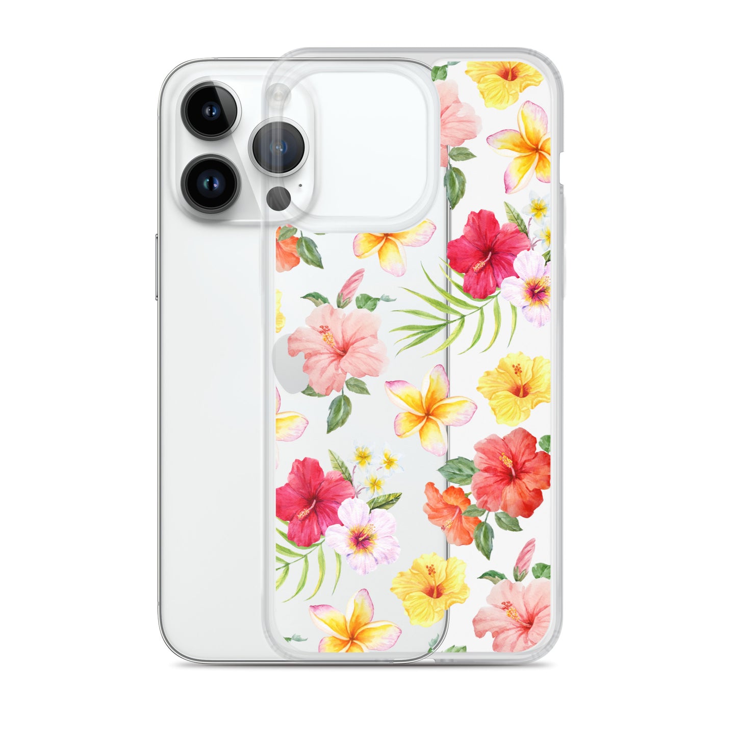 Hibiscus Clear iPhone Case