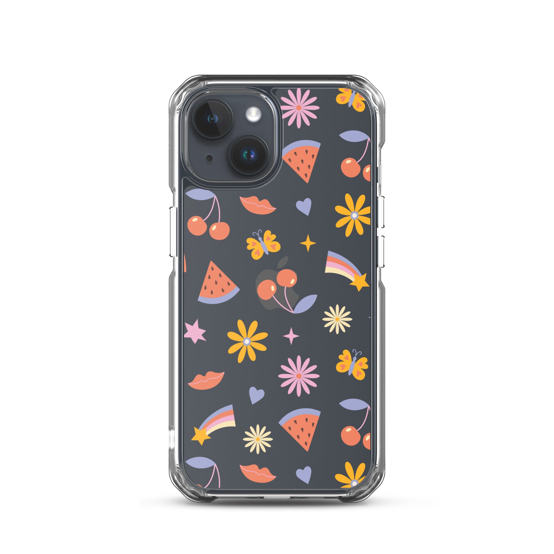 Summer Vibes Clear iPhone Case iPhone 15