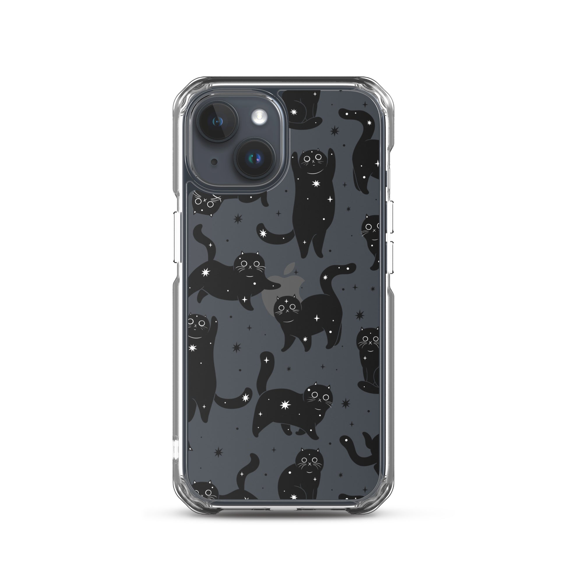 Star Cats Clear iPhone Case iPhone 15